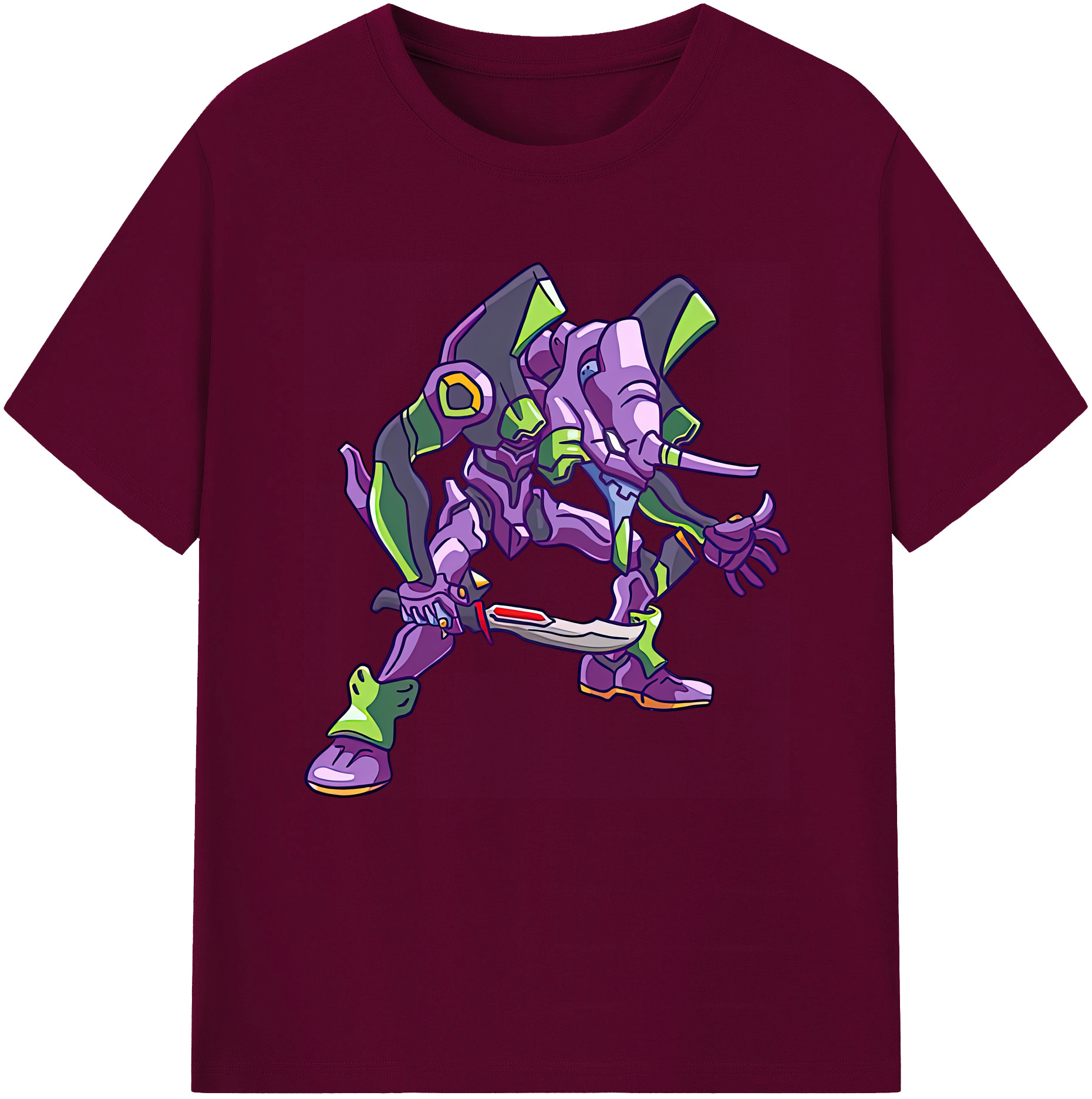 （画像用） EVA 新世紀エヴァンゲリオン レディースカジュアルプリントTシャツ（綿100％）